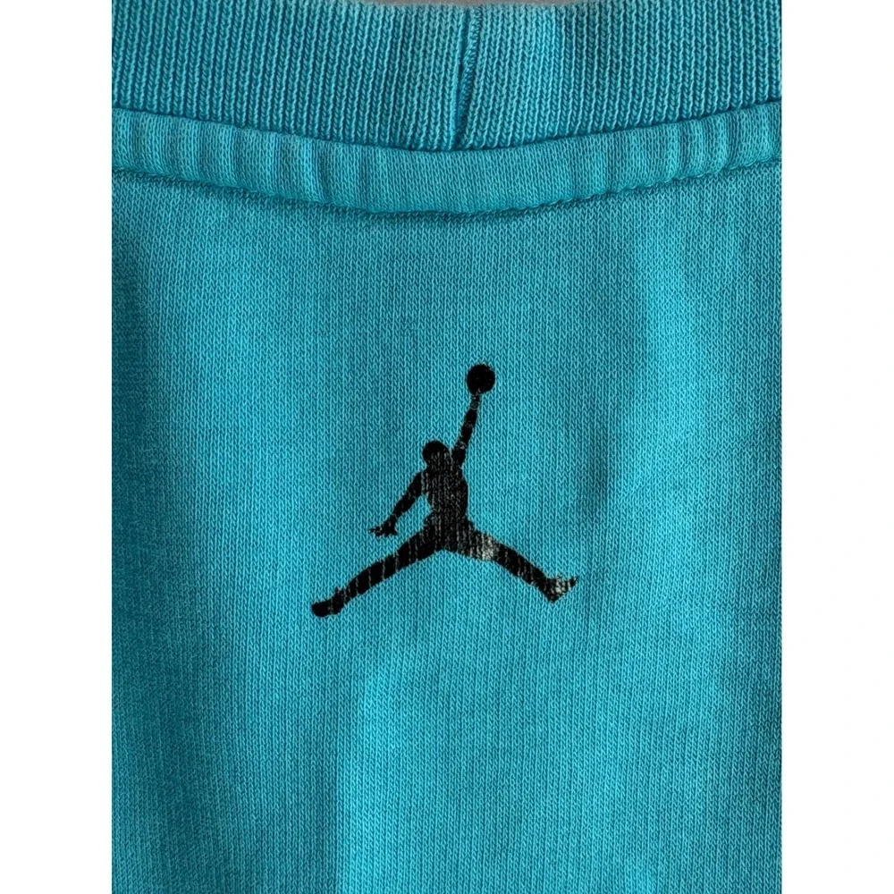 Jordan Jumpman Sweatshirt Teal Blue Crewneck Long Sleeve Mens XL